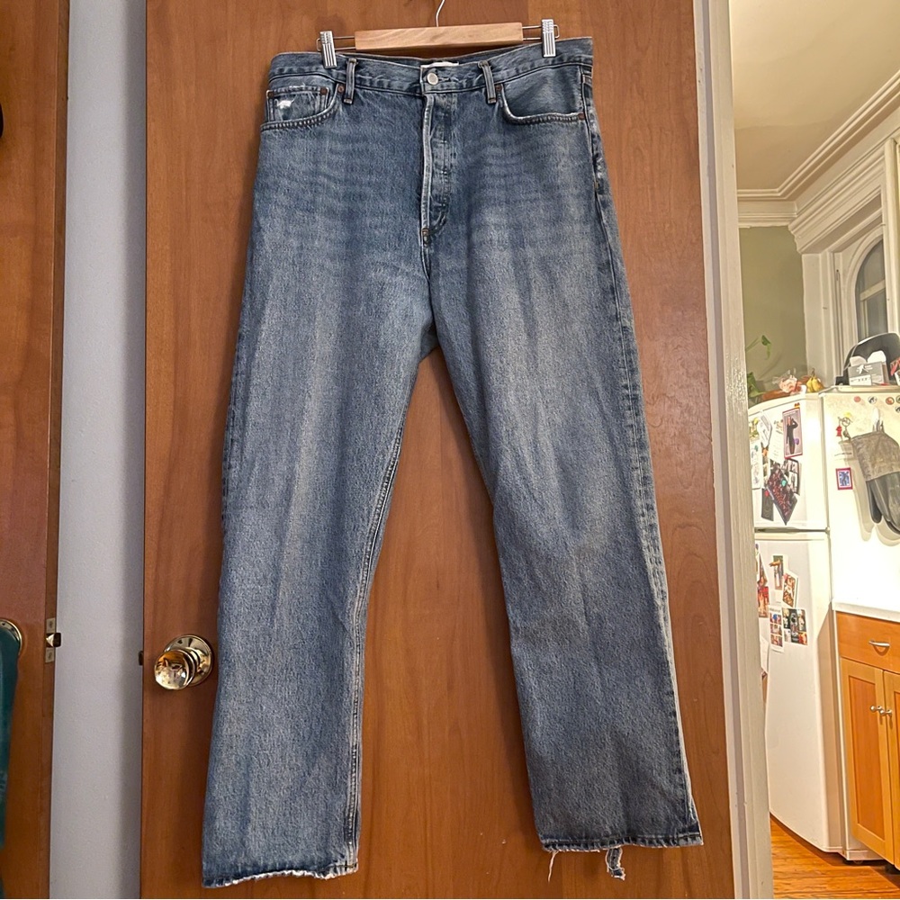 Agolde, 90s Pinch High Waist Straight Leg Organic, Size 32